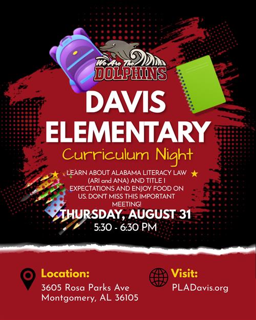 Join us For Curriculum Night!