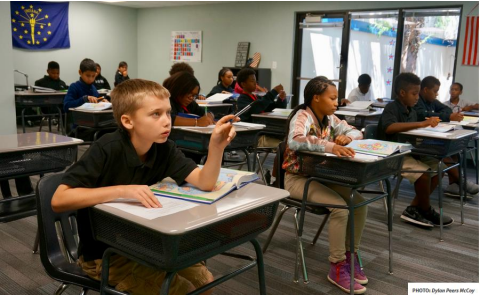 students in classroom 