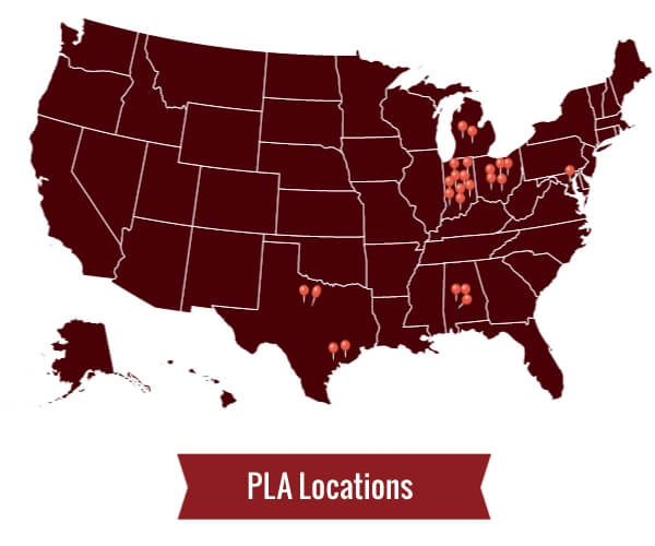 PLA School Locations PLA School Locations