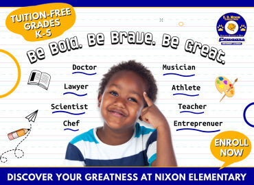 Now Enrolling Grades K-5th at Nixon Elementary